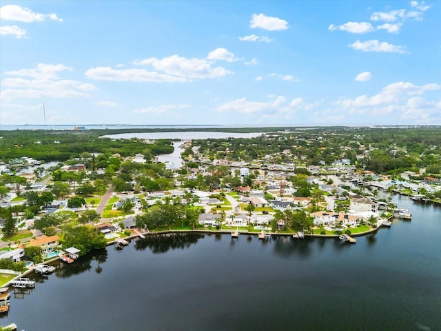 8848 Sunlit Cove Dr NE, Saint Petersburg, FL 33702 - aerial view of residential area featuring a nearby body of water