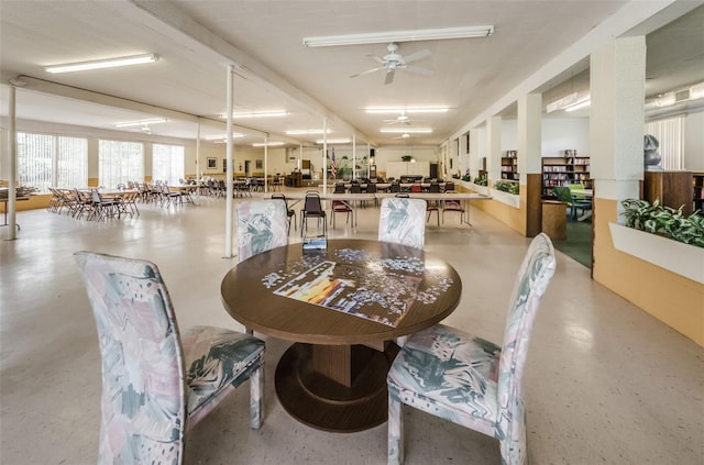 5694 40th Ter N Unit 423, Kenneth City, FL 33709 - dining space with a ceiling fan