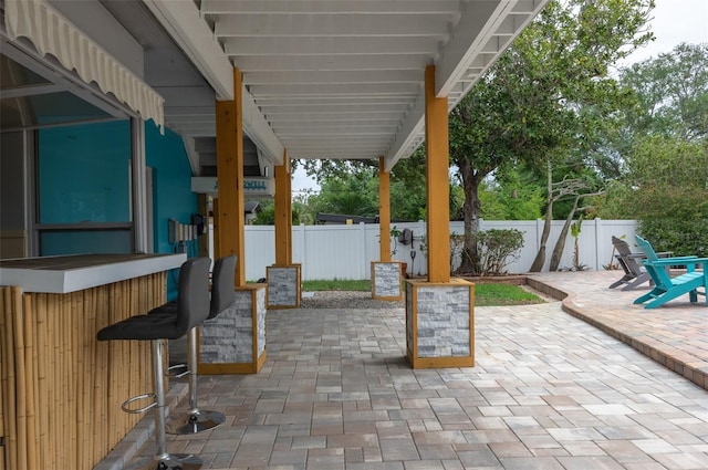 854 77th Ave N, Saint Petersburg, FL 33702 - view of patio / terrace featuring a fenced backyard