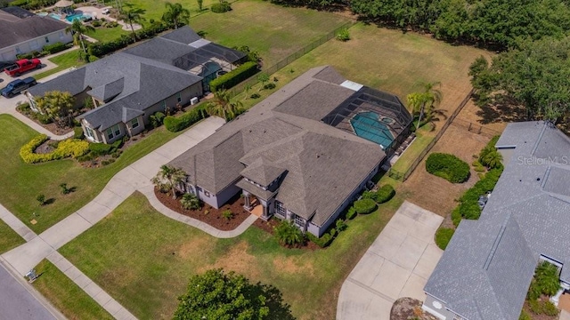 5507 Keeler Oak St, Lithia, FL 33547 - aerial view of residential area
