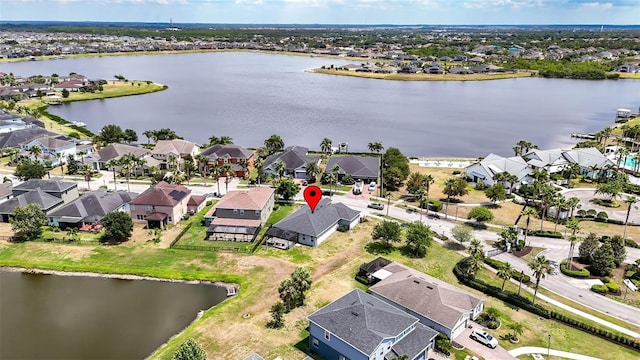 11322 Lake Lucaya Dr, Riverview, FL 33579 - aerial view of residential area with a nearby body of water