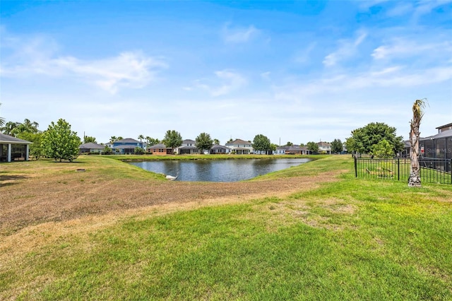 11322 Lake Lucaya Dr, Riverview, FL 33579 - water view with fence and nearby suburban area