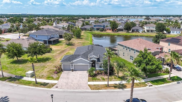 11322 Lake Lucaya Dr, Riverview, FL 33579 - aerial perspective of suburban area with a nearby body of water