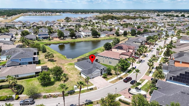 11322 Lake Lucaya Dr, Riverview, FL 33579 - aerial view of property and surrounding area with nearby suburban area and a nearby body of water