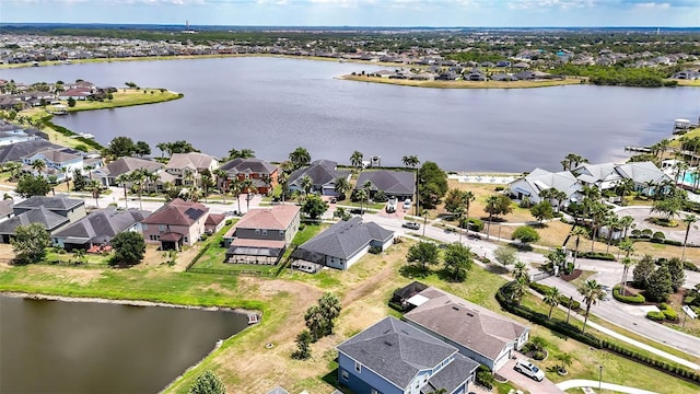 11322 Lake Lucaya Dr, Riverview, FL 33579 - aerial view of residential area with a large body of water