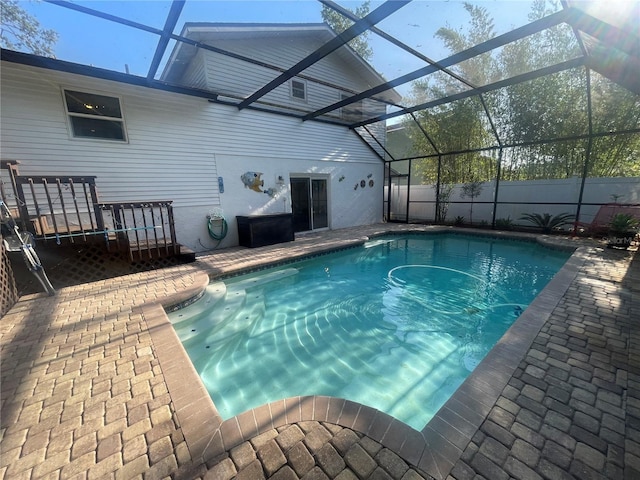 6073 115th Ave N, Pinellas Park, FL 33782 - view of pool with a lanai and a patio