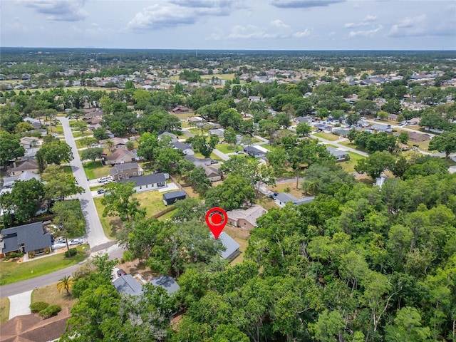 aerial perspective of suburban area