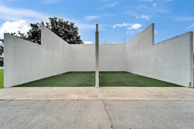 view of patio / terrace featuring fence