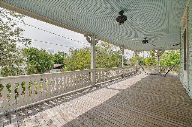 view of deck