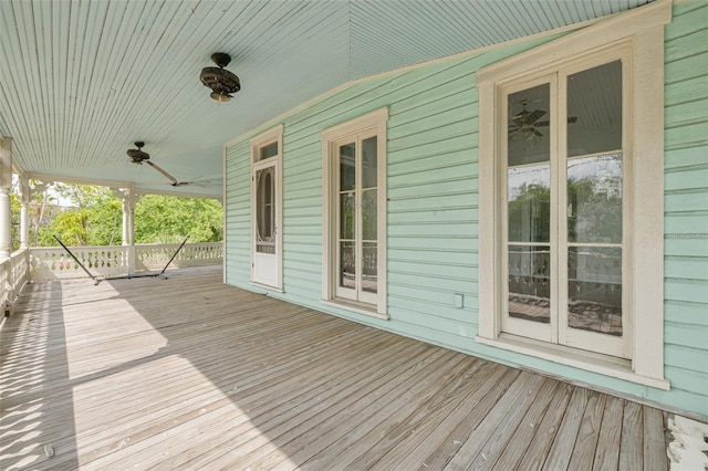 view of deck