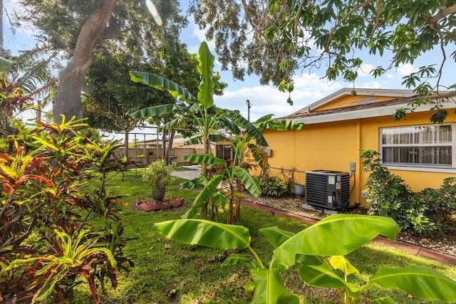1453 62nd Ter S, Saint Petersburg, FL 33705 - view of yard with central air condition unit