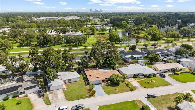 1453 62nd Ter S, Saint Petersburg, FL 33705 - aerial view of residential area featuring a large body of water