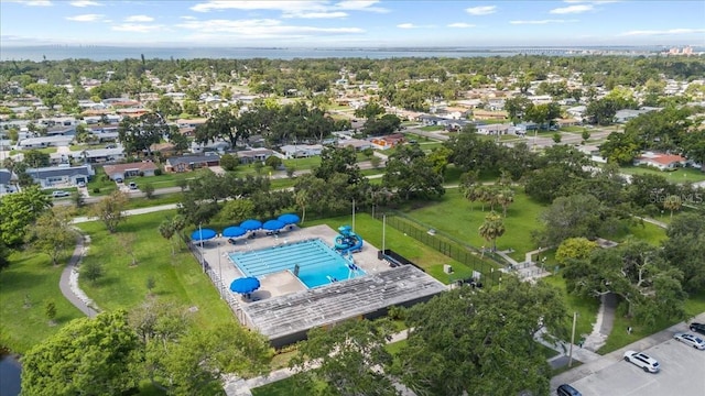 1453 62nd Ter S, Saint Petersburg, FL 33705 - bird's eye view of a pool