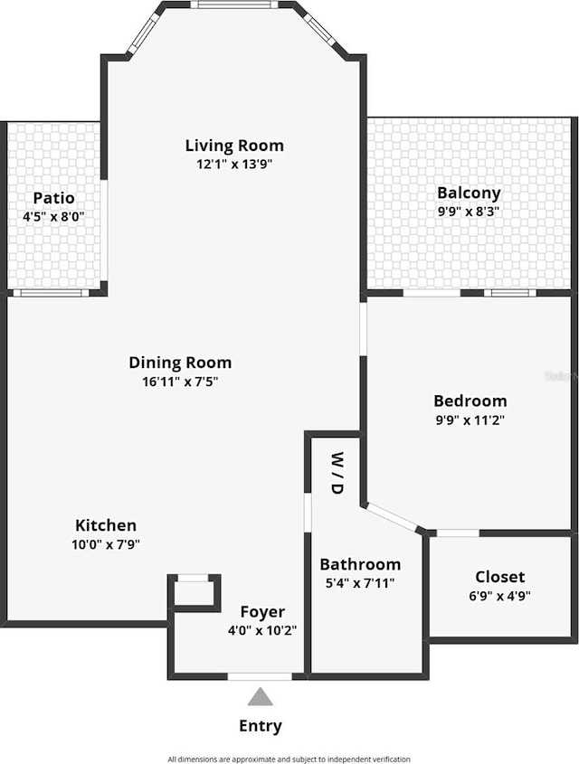 5712 Biscayne Ct Unit 103, New Port Richey, FL 34652 - room layout
