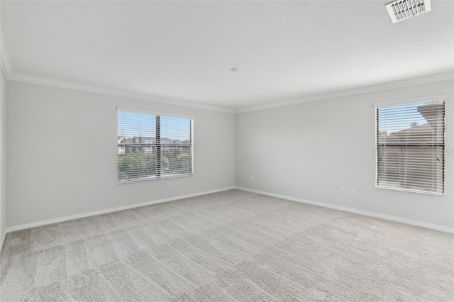 1119 Ballard Green Pl, Brandon, FL 33511 - carpeted spare room featuring crown molding and baseboards