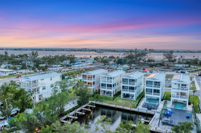 4357 Marina View Way, Cortez, FL 34215 - aerial view at dusk of a water view