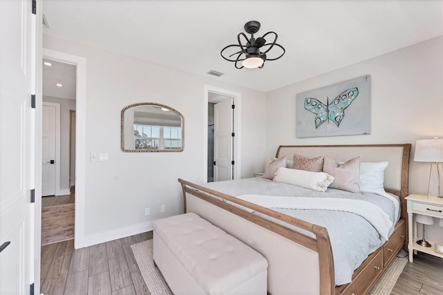 4357 Marina View Way, Cortez, FL 34215 - bedroom featuring wood finished floors and recessed lighting