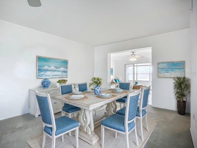 904 Desert Hills Dr, Sun City Center, FL 33573 - dining room featuring ceiling fan