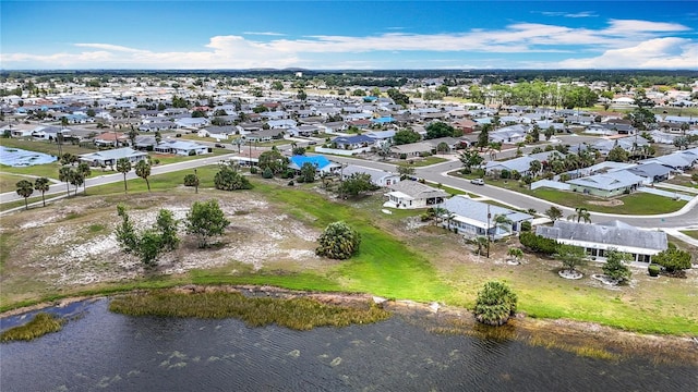 904 Desert Hills Dr, Sun City Center, FL 33573 - aerial view of residential area featuring a nearby body of water