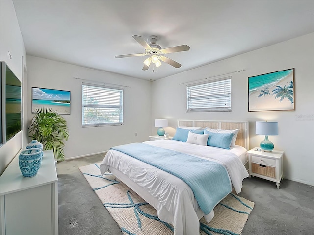904 Desert Hills Dr, Sun City Center, FL 33573 - bedroom featuring baseboards and ceiling fan