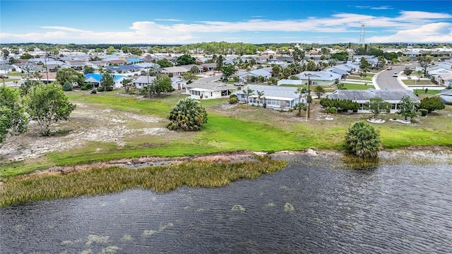 904 Desert Hills Dr, Sun City Center, FL 33573 - aerial perspective of suburban area with a large body of water
