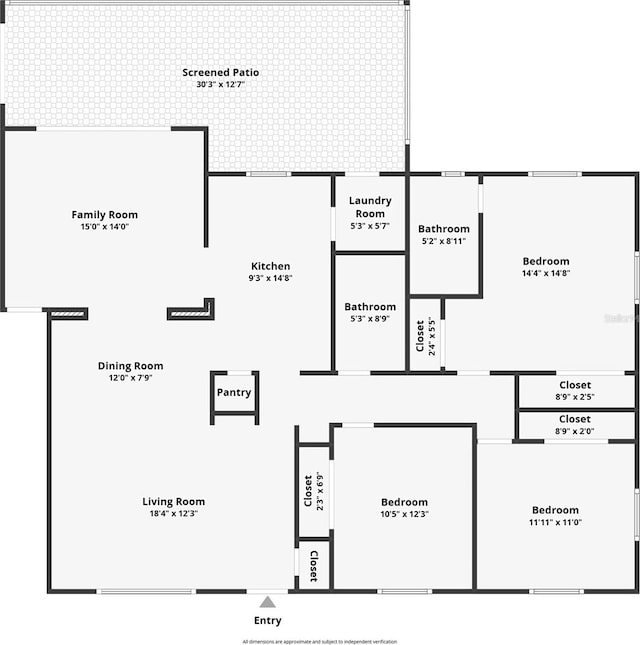 904 Desert Hills Dr, Sun City Center, FL 33573 - view of floor plan / room layout