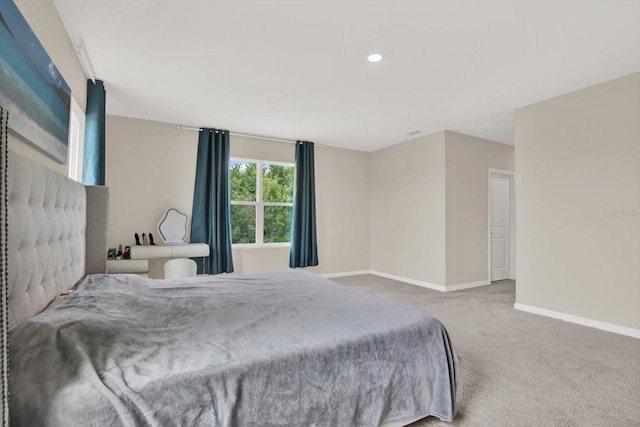 10379 Bridgegate Heights Loop, San Antonio, FL 33576 - carpeted bedroom featuring baseboards and recessed lighting