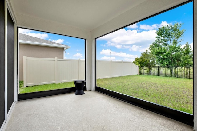 10379 Bridgegate Heights Loop, San Antonio, FL 33576 - view of unfurnished sunroom