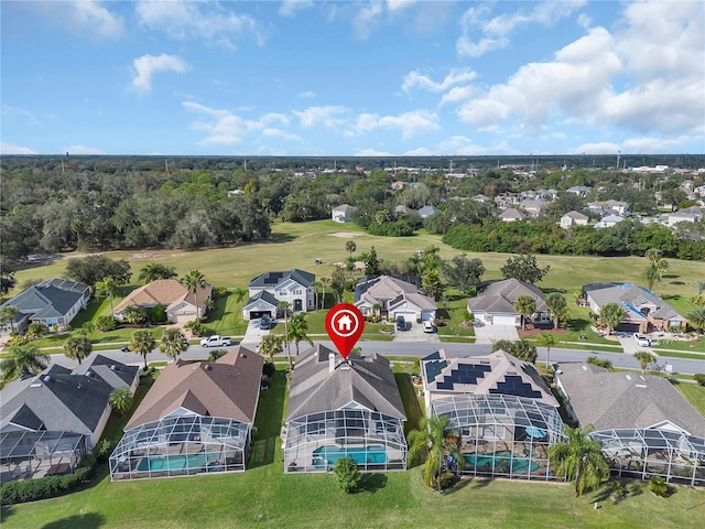 1530 The Oaks Blvd, Kissimmee, FL 34746 - aerial view of residential area with a golf course