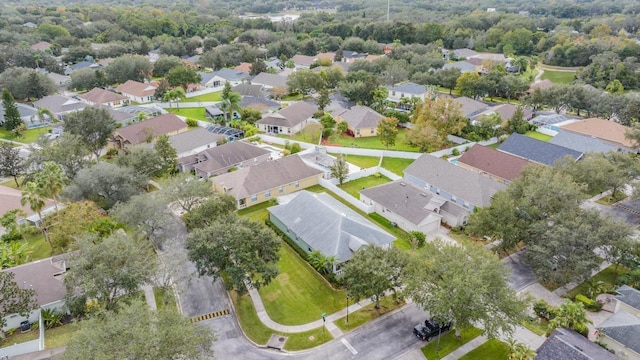 aerial view of residential area