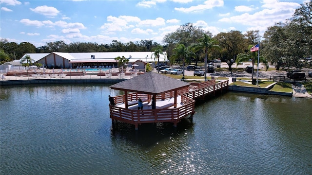 10520 Tapestry Dr, Port Richey, FL 34668 - dock with a water view