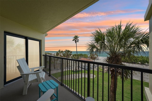 7564 Bayshore Dr Unit 302, Treasure Island, FL 33706 - balcony featuring a water view
