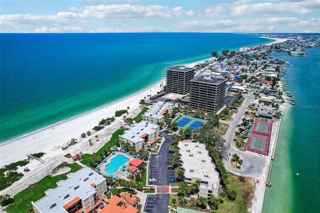 7564 Bayshore Dr Unit 302, Treasure Island, FL 33706 - drone / aerial view of expansive coastline