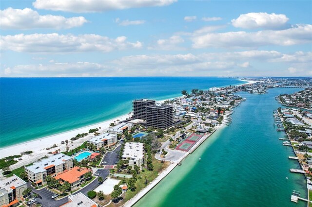 7564 Bayshore Dr Unit 302, Treasure Island, FL 33706 - aerial view of a large body of water