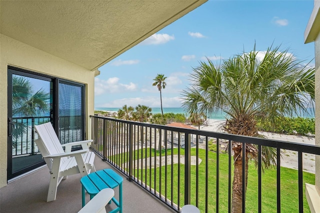 7564 Bayshore Dr Unit 302, Treasure Island, FL 33706 - balcony featuring a water view
