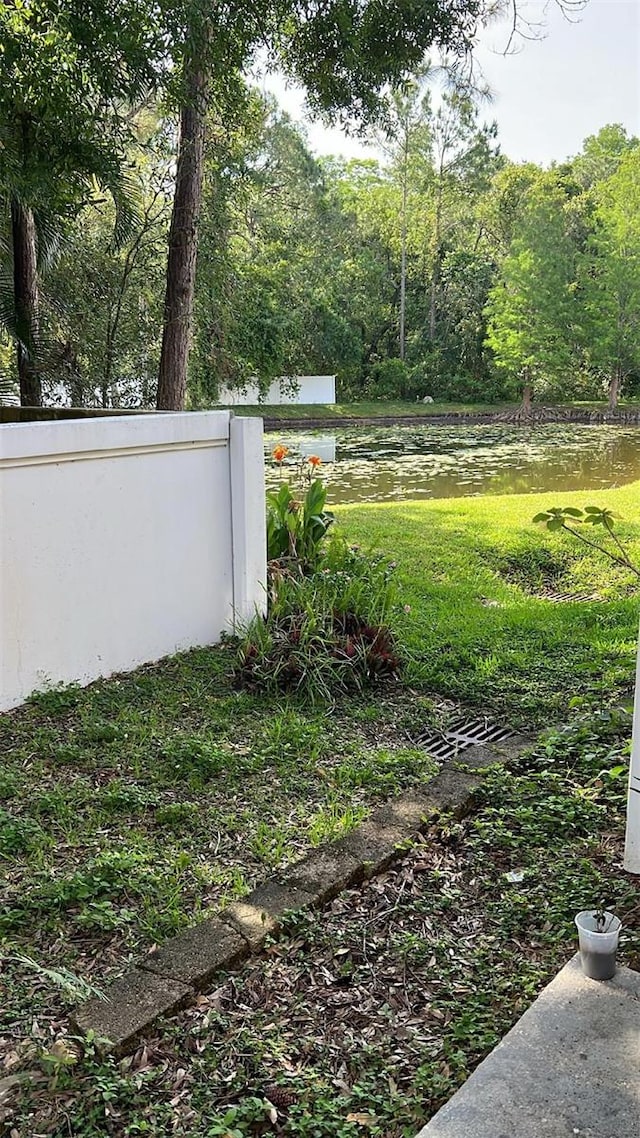 8423 Edgewater Place Blvd, Tampa, FL 33615 - view of yard with a water view
