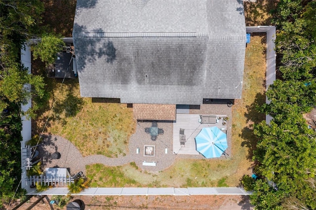 3245 Freemont Ter S, Saint Petersburg, FL 33712 - view from above of property with a pool