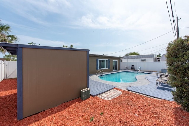 8305 75th Pl, Seminole, FL 33777 - view of pool with a fenced backyard