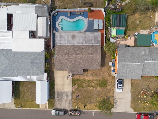 8305 75th Pl, Seminole, FL 33777 - aerial view of a pool