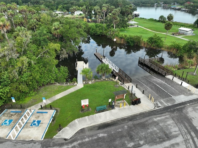 10922 Park Dr, Riverview, FL 33569 - bird's eye view of a nearby body of water