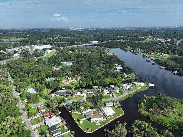 10922 Park Dr, Riverview, FL 33569 - aerial view of property and surrounding area featuring a large body of water