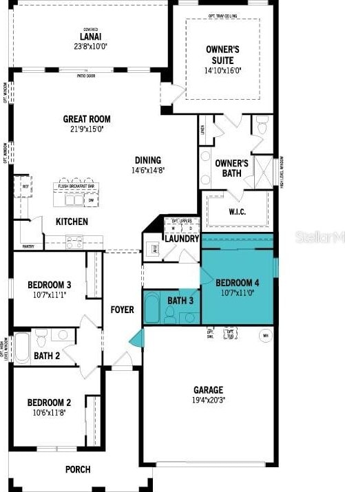floor plan / room layout