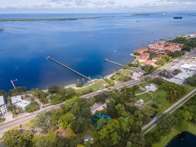 351 Hancock St, Dunedin, FL 34698 - aerial view of property and surrounding area featuring a nearby body of water