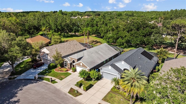 18631 Le Dauphine Pl, Lutz, FL 33558 - view from above of property featuring a forest