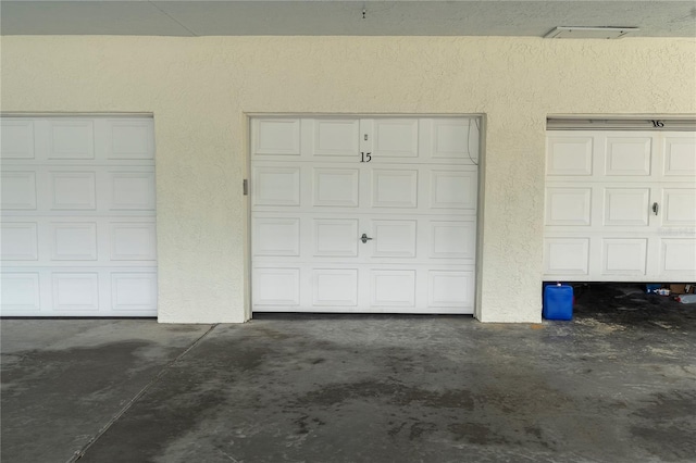 3200 Gulf Blvd Unit 202, St Pete Beach, FL 33706 - garage featuring a textured wall