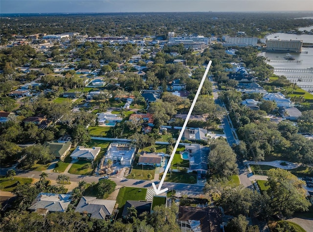 aerial overview of property's location