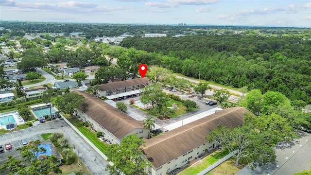 9821 113th St Unit 201, Seminole, FL 33772 - bird's eye view of a heavily wooded area