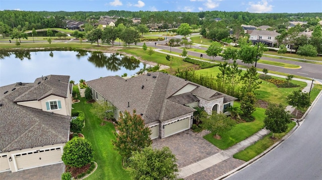 21642 Emory Oak Pl, Land O Lakes, FL 34637 - aerial perspective of suburban area featuring a large body of water