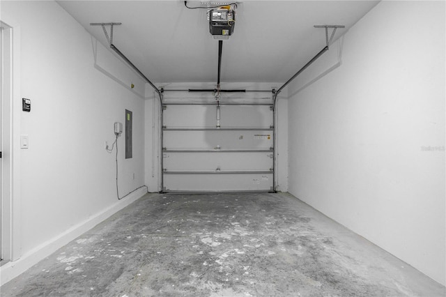 607 W Euclid Ave Unit 3, Tampa, FL 33602 - garage with a garage door opener and electric panel
