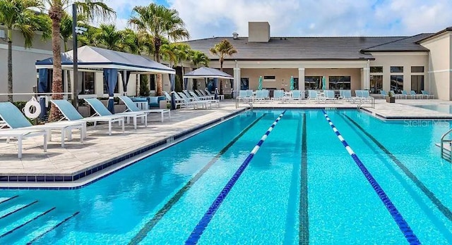 community pool featuring a patio
